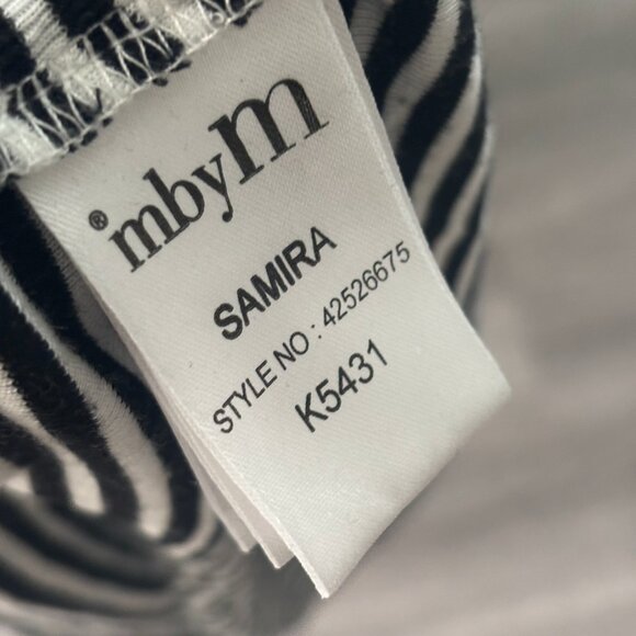 mbyM Black and White Striped T-shirt - Picture 4 of 5